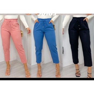 calça social de sarja estica com detalhes veste do 38 ao 50