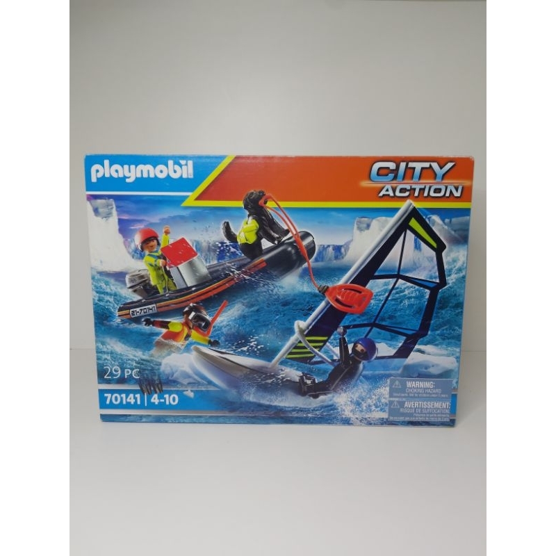 Playmobil Resgate Com Barco Polar 70141