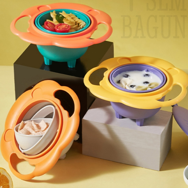 Prato LEÃO Pratinho Pote Mágico Infantil Bebe Tigela Bowl Não Derrama Envio Rapido