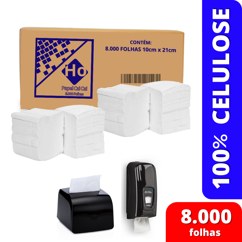 Guardanapo De Mesa Cai Cai Interfolha 8.000 Folhas Luxo