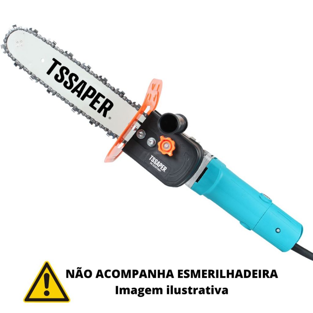 Adaptador de Motosserra  P/ Esmerilhadeira e Lixadeira Angular - Marca TSSAPER em Oferta na Shopee
