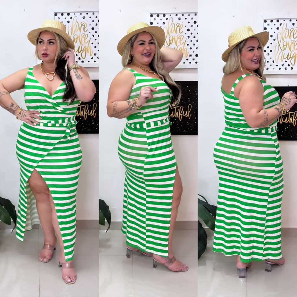Achadinhos da shopee Vestido Plus Size envelope