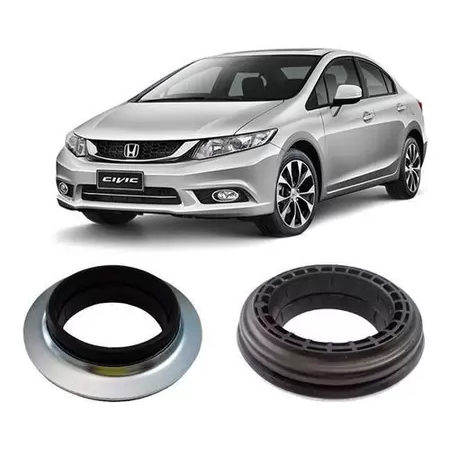 PAR DE ROLAMENTO DO AMORTECEDOR DA SUSPENSÃO DIANTEIRA HONDA NEW CIVIC 2006/...