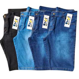 Bermuda Plus Size Masculina Jeans Tamanho Grande Barata