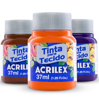 Tinta Para Tecido 37ml Acrilex (Anúncio 1)