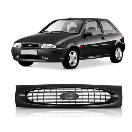 Grade Radiador Fiesta 1996 1997 1998 1999 Modelo Original Preto