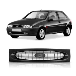 Grade Radiador Fiesta 1996 1997 1998 1999 Modelo Original Preto