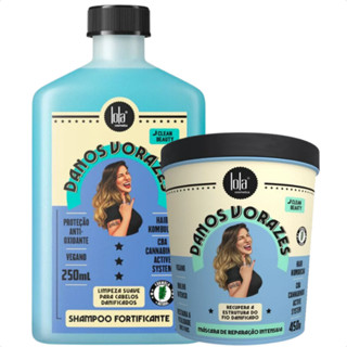 Shampoo e Máscara Danos Vorazes Lola Cosmetics