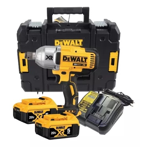 Chave De Impacto Dewalt Dcf897 3/4 20v Max + 2 baterias 5ah + Maleta em Oferta na Shopee