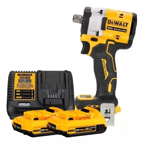 Chave De Impacto 1/2 Dewalt Dcf922 2bat 20v Brushless Atomic em Oferta na Shopee