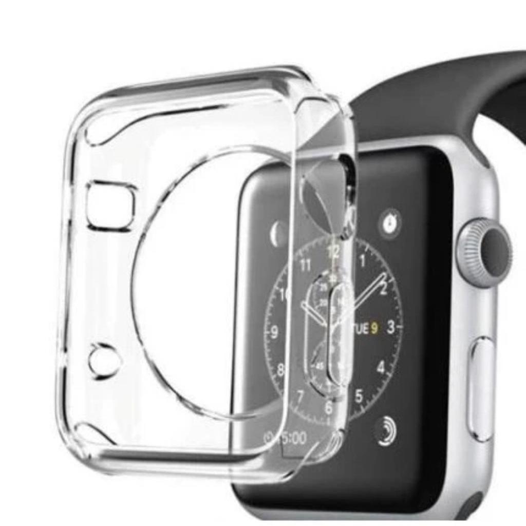 Capinha Bumper transparente e/ou preto para Apple Watch serie 1 2 3 4 5 6 e SE