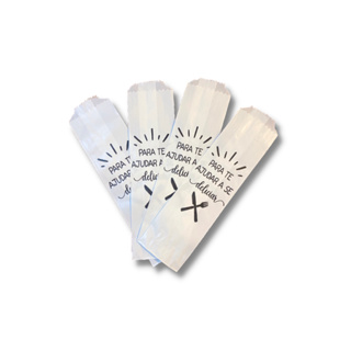 Saco De Papel Branco Saquinho Para Talher 7x27 C/2000 Un em Oferta na Shopee
