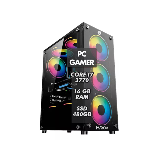 Cpu Pc Gamer Intel Barato Core I7 3.4ghz 16gb Ssd 480gb 500w