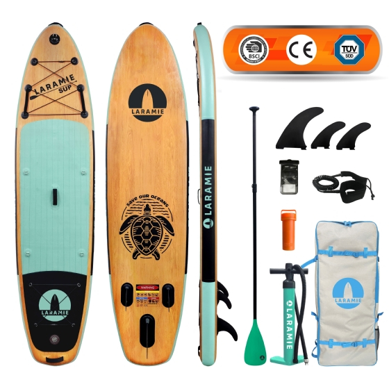 Prancha Stand Up Inflável de Alta Performance + KIT - LARAMIE - KIT-MV