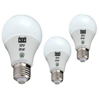 Lâmpada Led Bateria 12 Volts 9W 800 Lumens Ideal para Embarcação Food Truck Aeronave Luz Branca Kit 3un