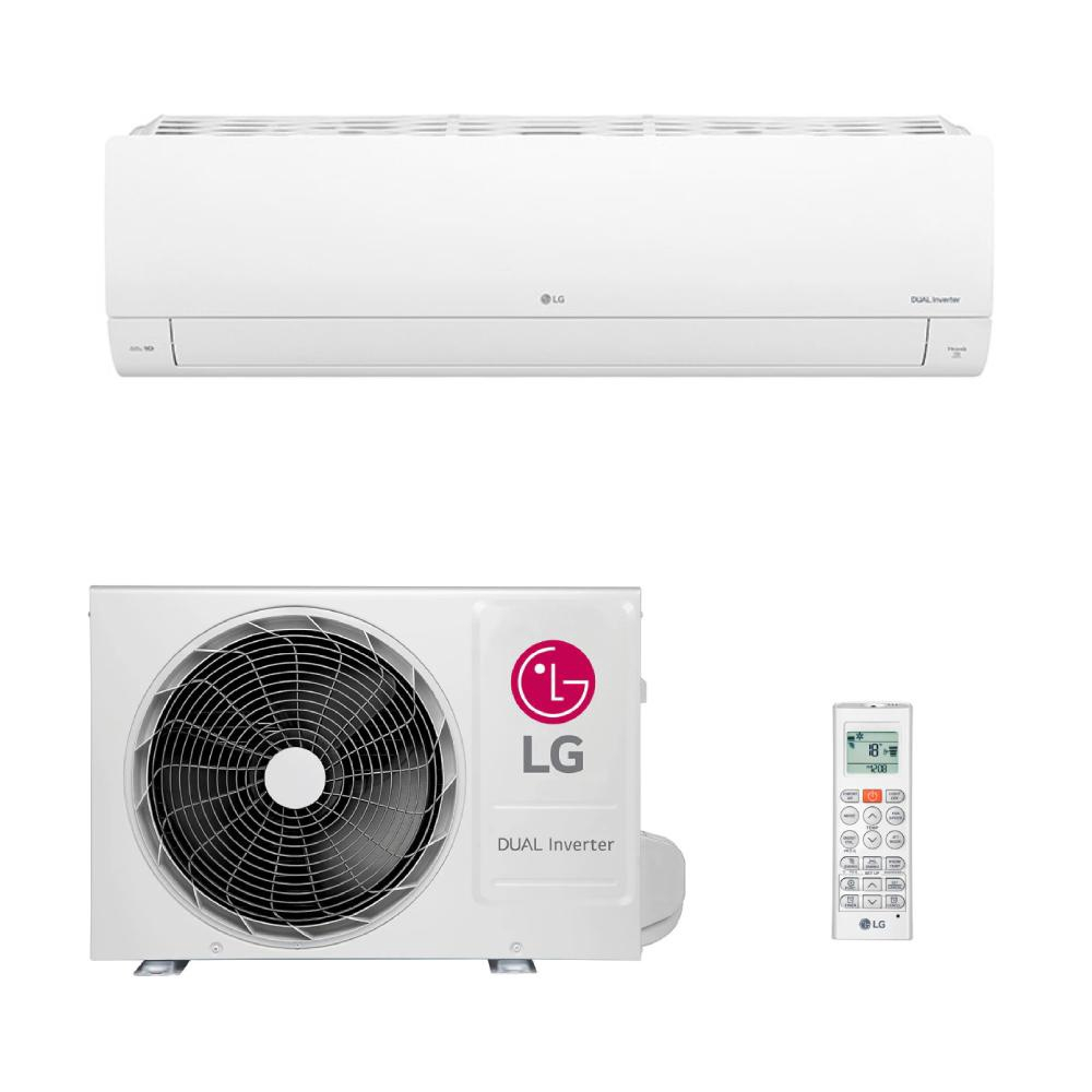 Ar Condicionado Split Inverter LG Hi Wall Dual Voice 12000 BTUs Quente Frio