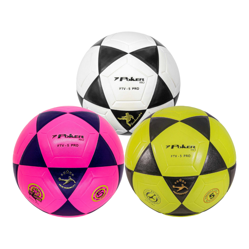 Bola de Futevôlei Poker Rio Original - Futevolêi, Altinha e Futmesa - Escolha a Cor
