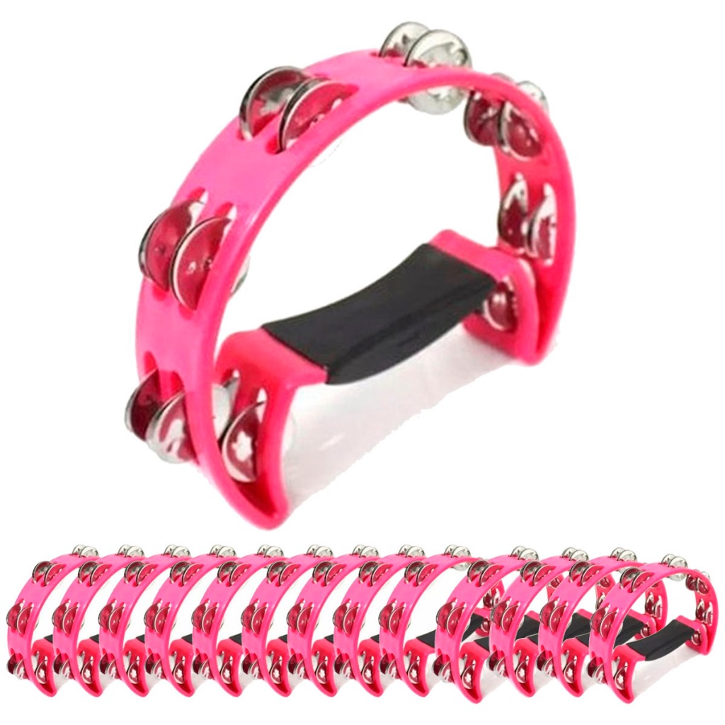 Kit 14 Pandeirolas Meia Lua Profissional Rosa em Oferta na Shopee