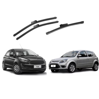 Kit 3 Limpadores Parabrisa Ford Ka 2010 2011 2012 2013