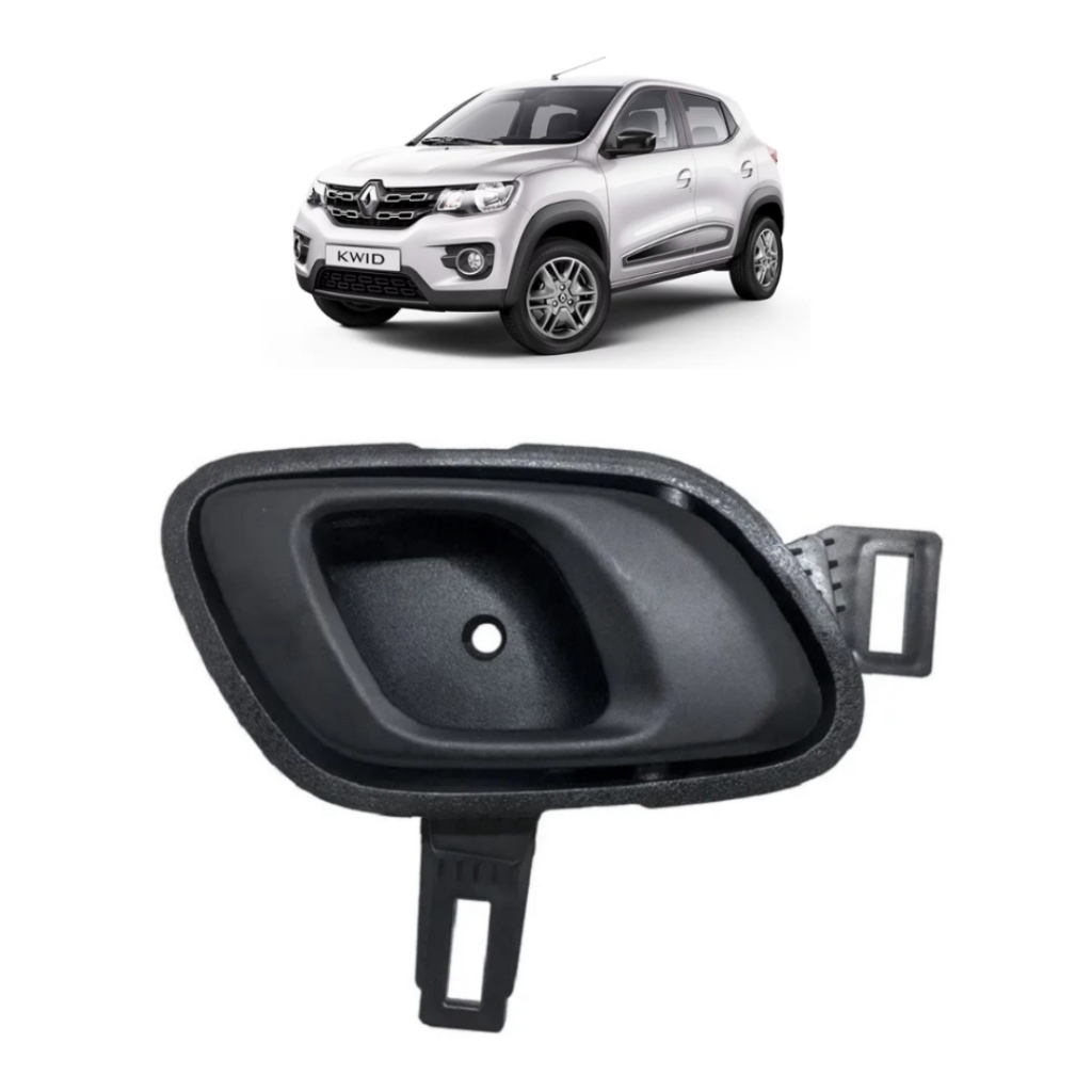 Maçaneta Interna completa Preta Renault Kwid 2016 A 2021 Lado Direito em Oferta na Shopee