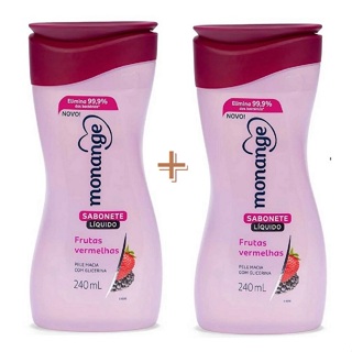 Kit 2 Sabonete Líquido para o Corpo Monange - 240ml Cada em Oferta na Shopee