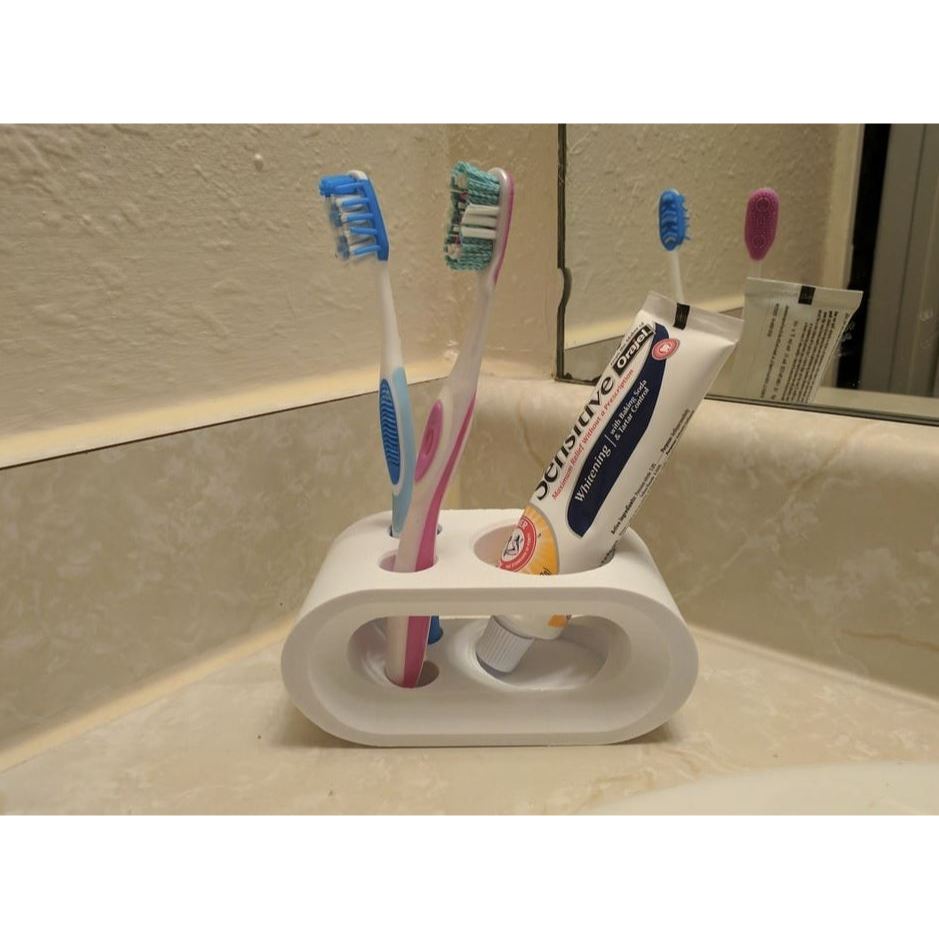 Suporte para Escovas de Dentes + Pasta