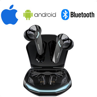Fone de ouvido Lenovo para jogos sem fio Bluetooth, Cancelamento de ruído Android e iOS - Gamer