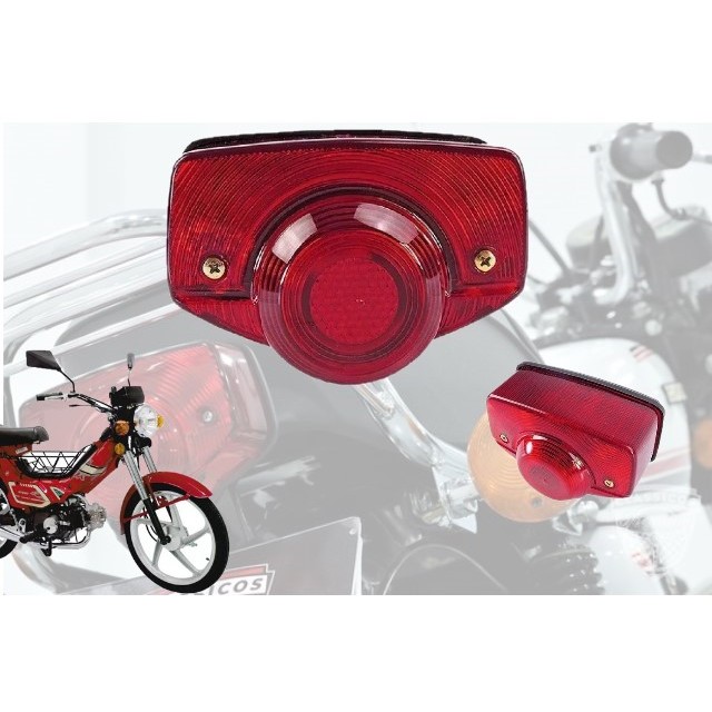 Lanterna Traseira Moto Modelo SHINERAY XY-50cc Dafra Super 50 Hunter 90