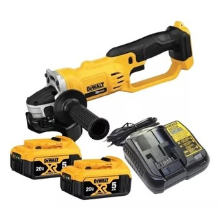 Lixadeira Esmerilhadeira dewalt Dcg412 4.1/2 2 Baterias 20v Bivolt em Oferta na Shopee