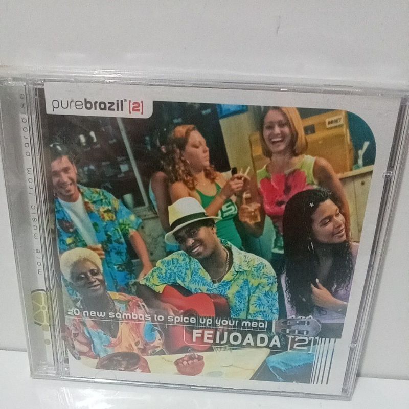 Cd Pure Brazil 2 Feijoada 2 Vários Artistas Jorge Ben, João Nogueira, João Bosco, Gilberto Gil... Novo de Fabrica