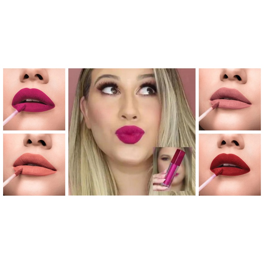 BATOM LIQUIDO SKINNY MATTE AVELUDADO - NIINA SECRETS EUDORA em Oferta na Shopee