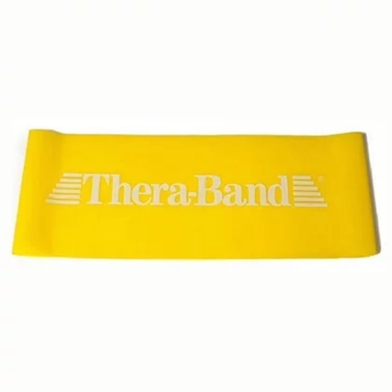 Faixa Elástica Circular para Exercícios Amarela Loop Band Theraband