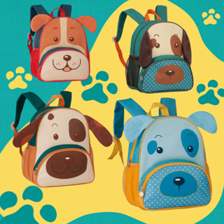 Mochila Infantil Escolar Passeio Cachorro com Alça Bolsa Escolar Cãozinho