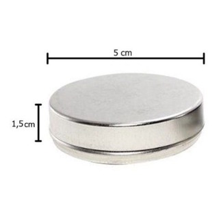 10 e 50 latinhas velas artesanais 5x1 lata redonda metal pote lembrancinha | 20g em Oferta na Shopee