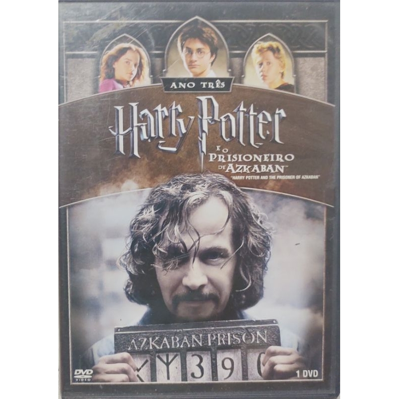 Dvd Harry potter e o Prisioneiro de Azkaban Ano Três Otimo Estado