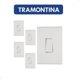 Kit 5 Interruptor Tramontina Liz Embutir 1TS Branco