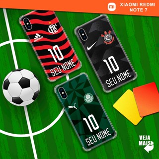 Capa Capinha - Xiaomi Redmi Note 7 - Times Futebol Nacional Personalizado