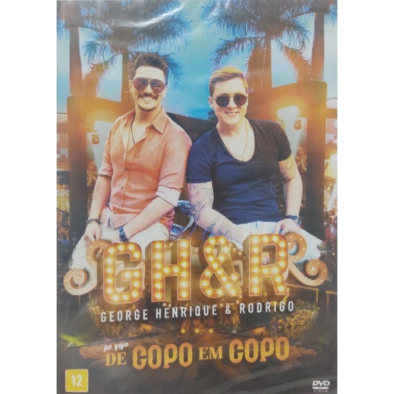 Dvd George Henrique e Rodrigo De Copo em Copo ao Vivo Lacrado