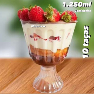 10 Taça Confeiteiro Acrilica Cristal 1,250L LSC TOYS NATAL 2023 em Oferta na Shopee