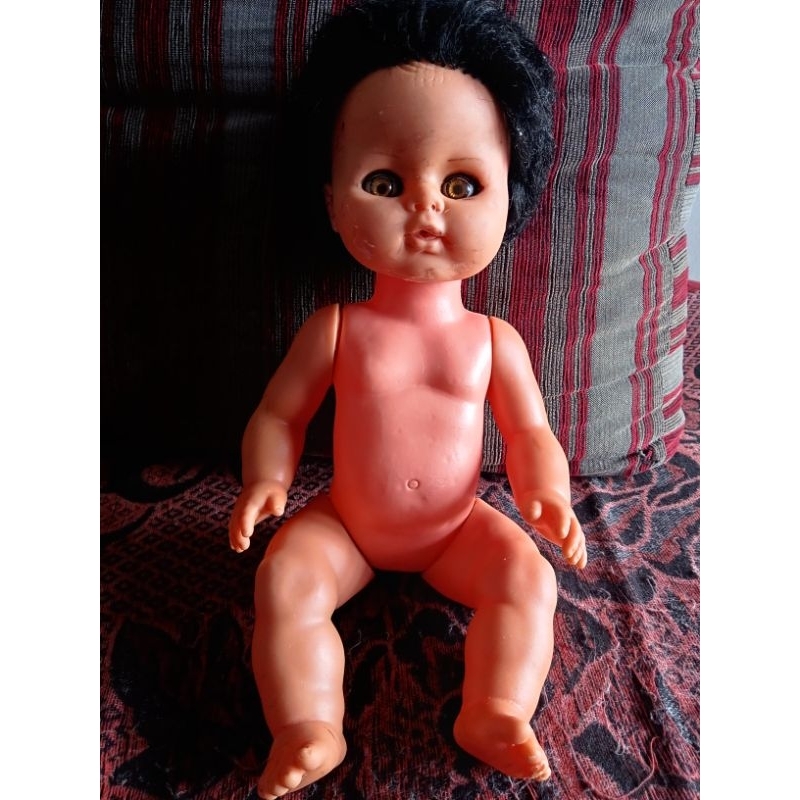 Boneca Bebê Antiga Sem Marca Sucata