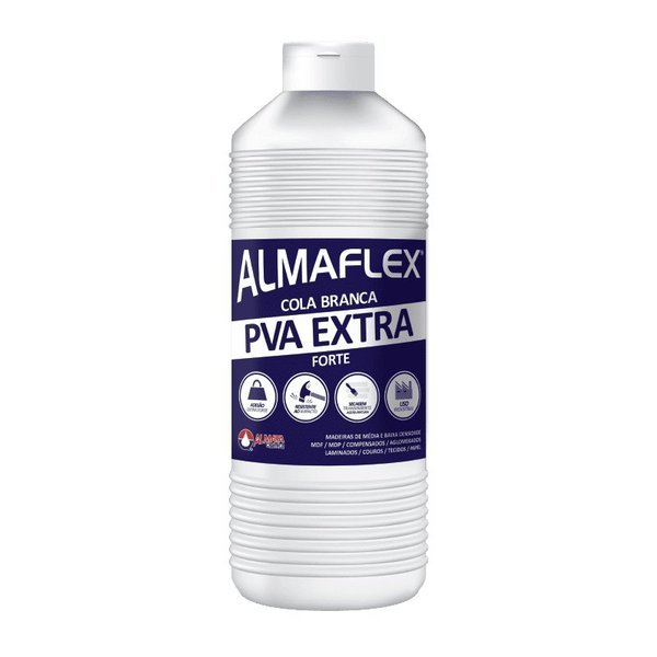 Cola Branca PVA Extra Forte 1Kg - Almaflex em Oferta na Shopee