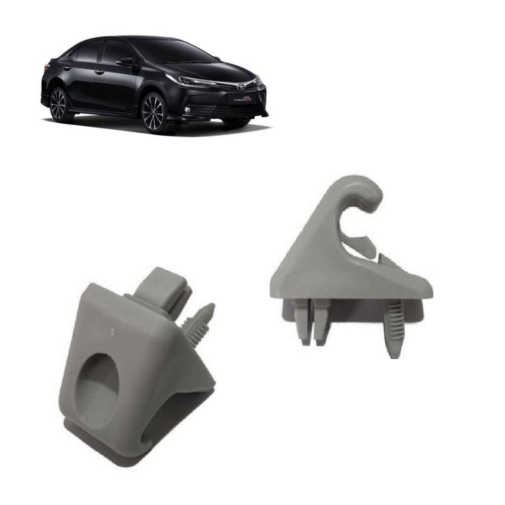 SUPORTE QUEBRA SOL TOYOTA  Corolla 2014 2015 2016 2017 2018 2019 Cinza Original