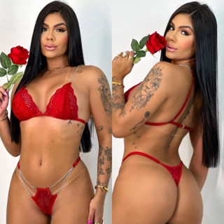 Conjunto de Lingerie Sexy - Doce Pecado