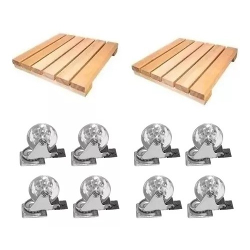 2 Unidades Deck Madeira Estrado Suporte De Cpu No Break 30x30 Suporte para vaso 