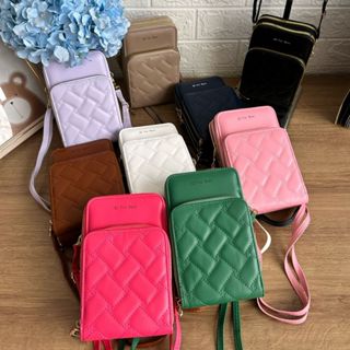 Bolsa Feminina Transversal Porta Celular Com 3 Divisórias