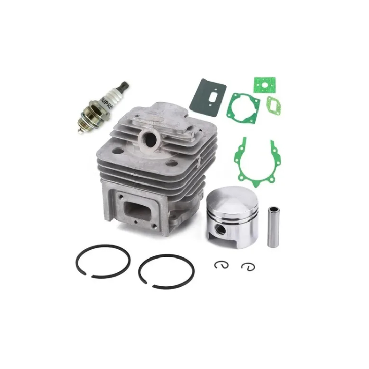 kit Cilindro Pistão Anéis Roçadeira 52cc 44mm +juntas E Vela ,Importadas , KNAKASAKI, SIGA TOOLS, TERRA, 52cc: Tekna, Nagano, Terra, Brutatec, Azen, Vulcan, Kawashima