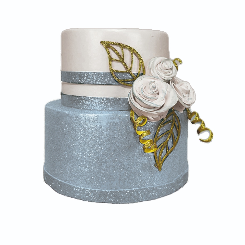 Bolo Fake Rosa e Prata: Onde Comprar | BuscaProdutos