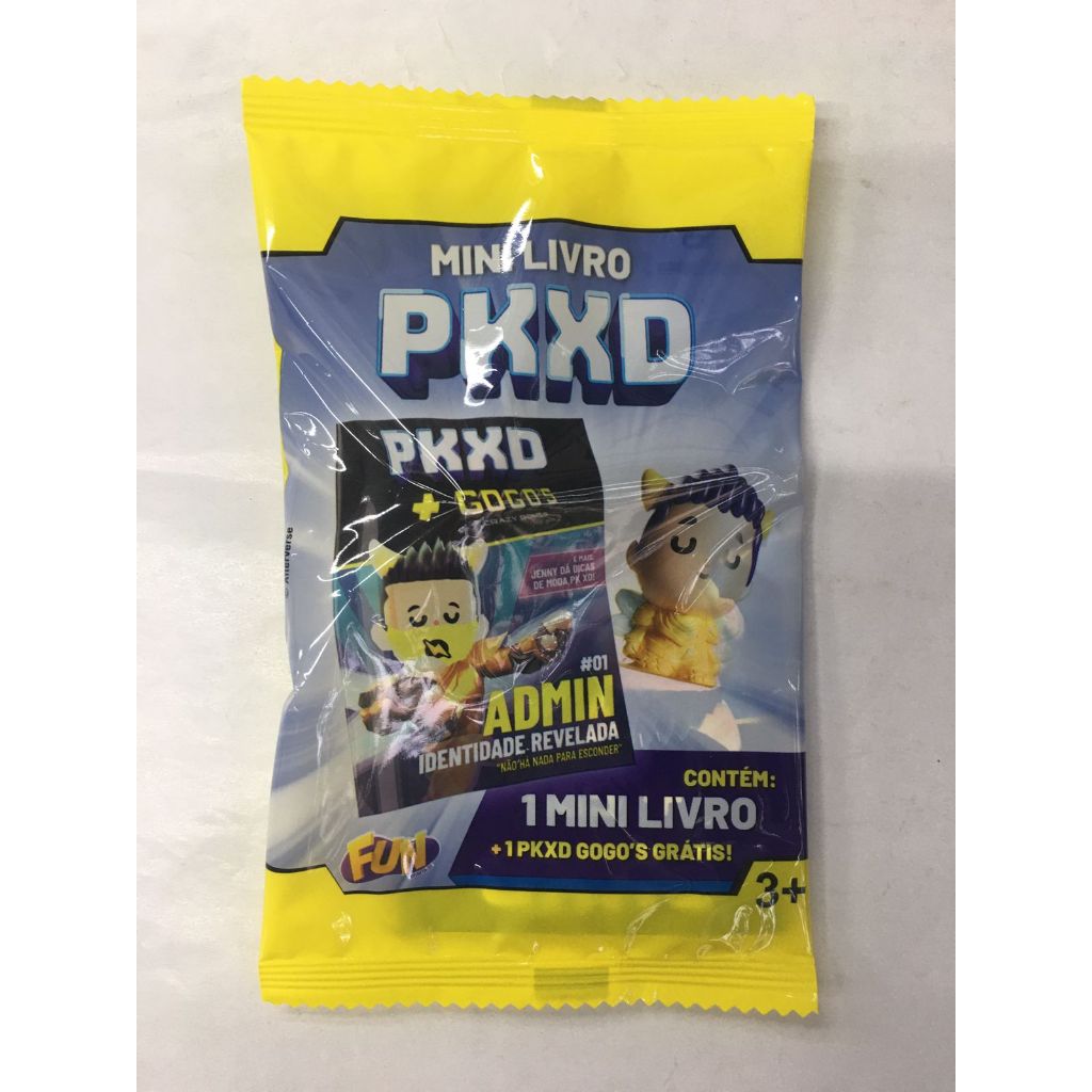 Miniatura Gogos PKXD + Mini Livro Sortido envelope lacrado