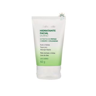 Hidratante Facial Diurno Extratos de Pepino e Couve + Colágeno 60g Sofisticatto em Oferta na Shopee