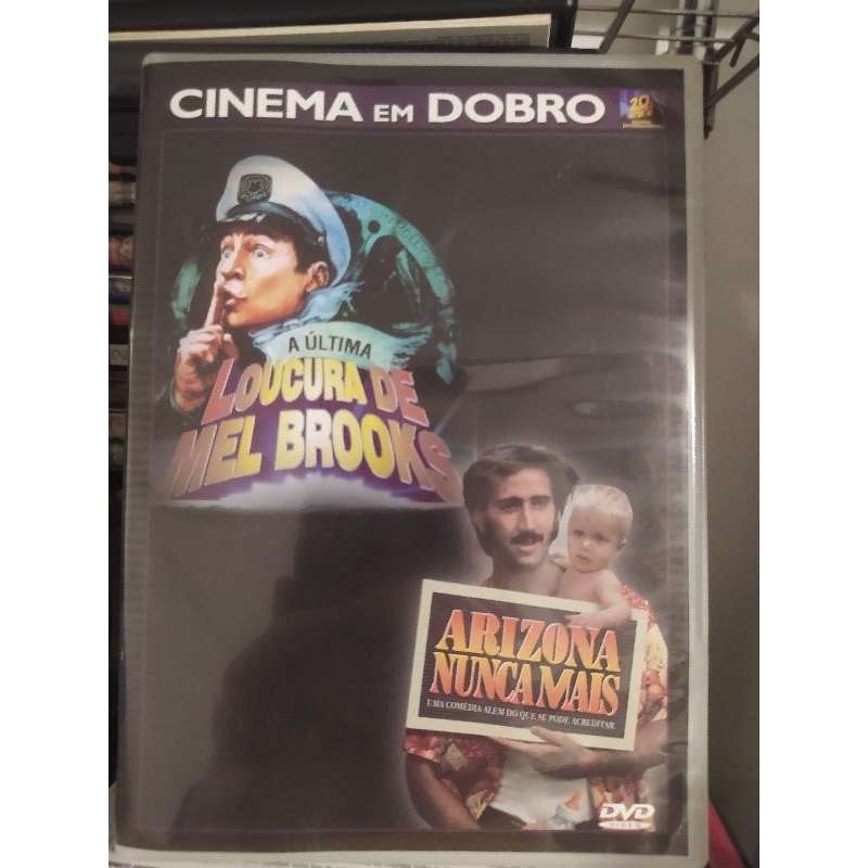 Dvd A Última Loucura de Mel Brooks / Arizona Nunca Mais - Irmãos Coen (2 em 1)